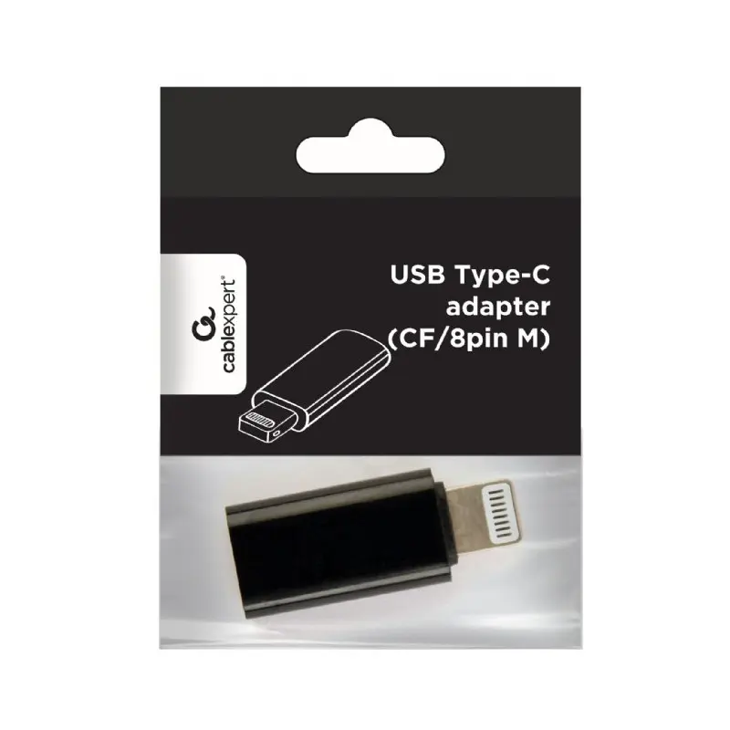ADAPTADOR TIPO-C HEMBRA a LIGHTING CF 8PIN MACHO CABLEXPERT