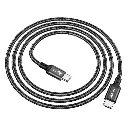 CABLE TRENZADO 60W 3A CARGA RAPIDA Y DATOS 1M USB TIPO-C A TIPO C FORCE EDITION AVANT