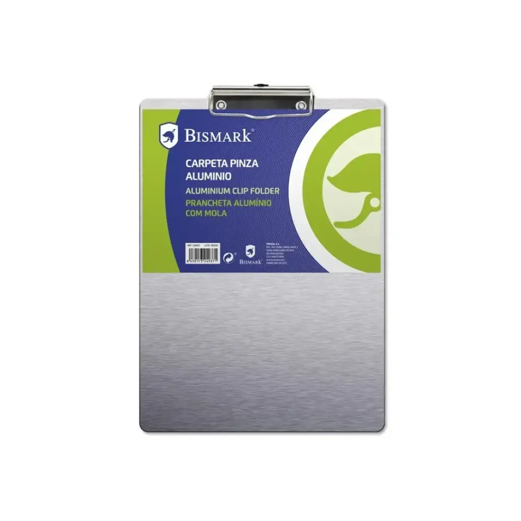 CARPETA ALUMINIO A4 con pinza - BISMARK -