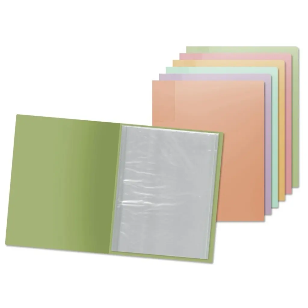 [326628] CARPETA PASTEL BISMARK 10 FUNDAS A4