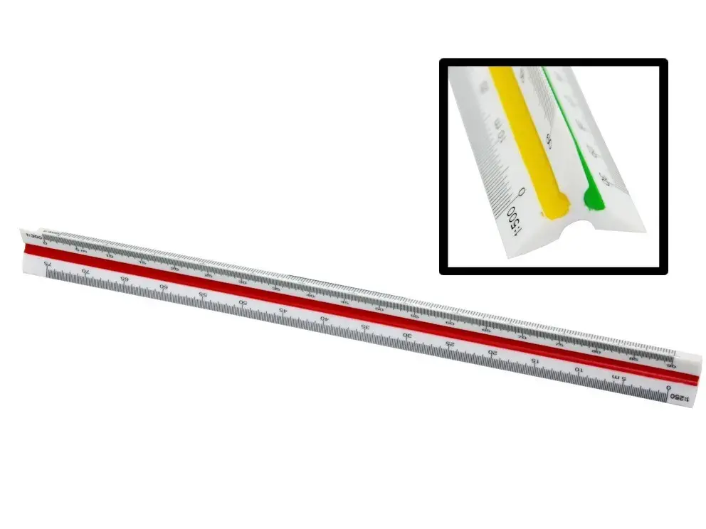 ESCALIMETRO PLASTICO 30CM