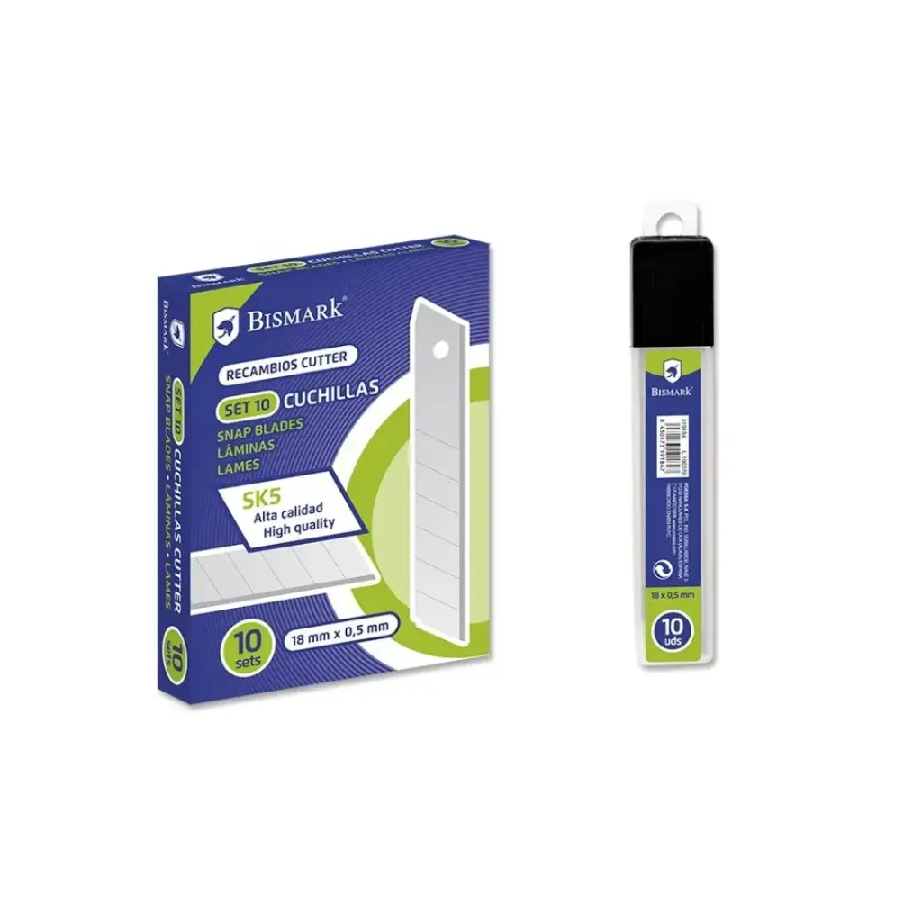 [319184] CUCHILLAS grandes recambio blister 10 uds - POESSA - 