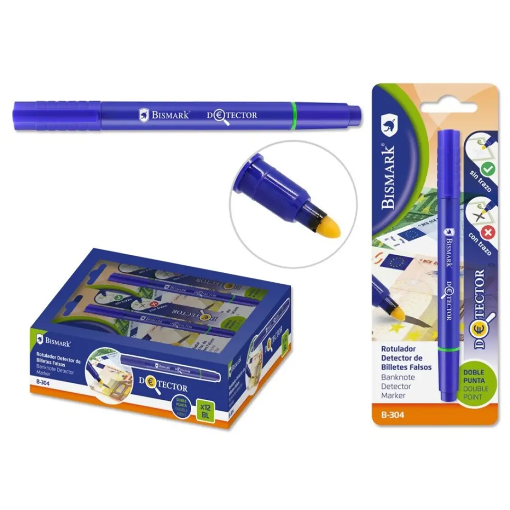 ROTULADOR DETECTOR DE BILLETES FALSOS - €