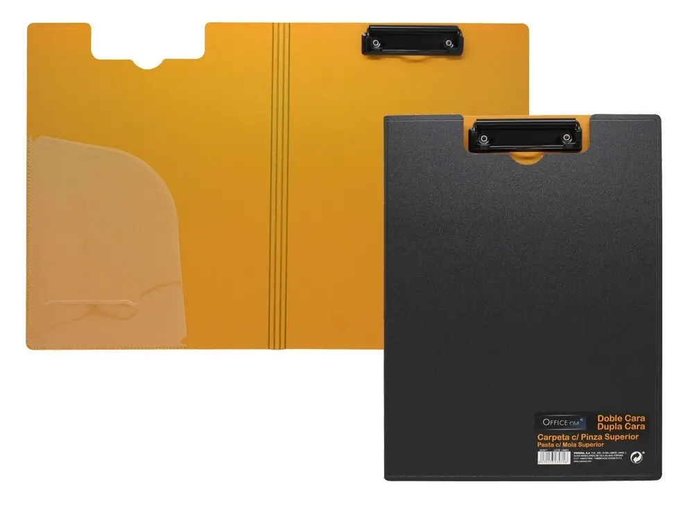 [323971] OFFICE CLUB PP CARPETA C/PINZA SUP. DUO NEG/NA