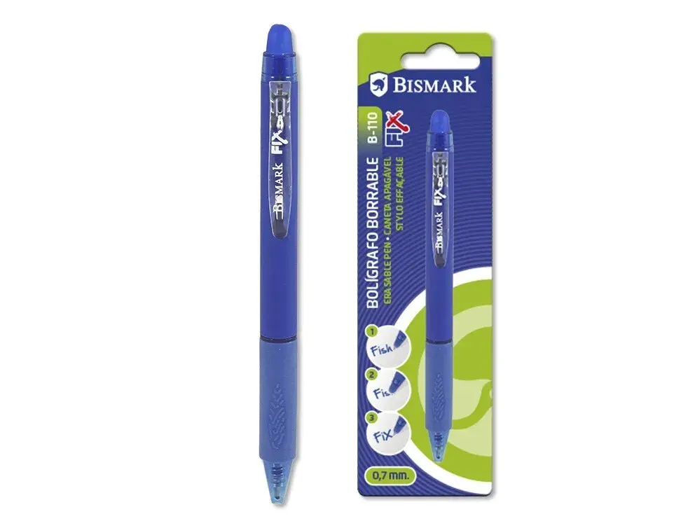 BOLIGRAFO BORRABLE BISMARK C/CLIP  BL1