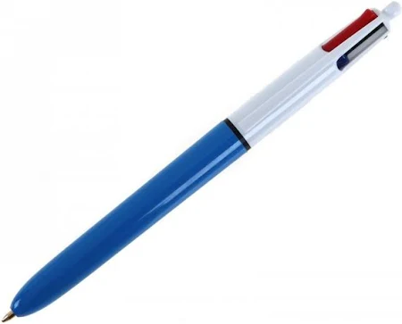 BOLIGRAFO BIC 4 COLORES ORIGINAL AZUL CLASICO