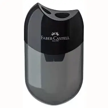 SACAPUNTAS CON DEPOSITO 2 USOS FABER CASTELL