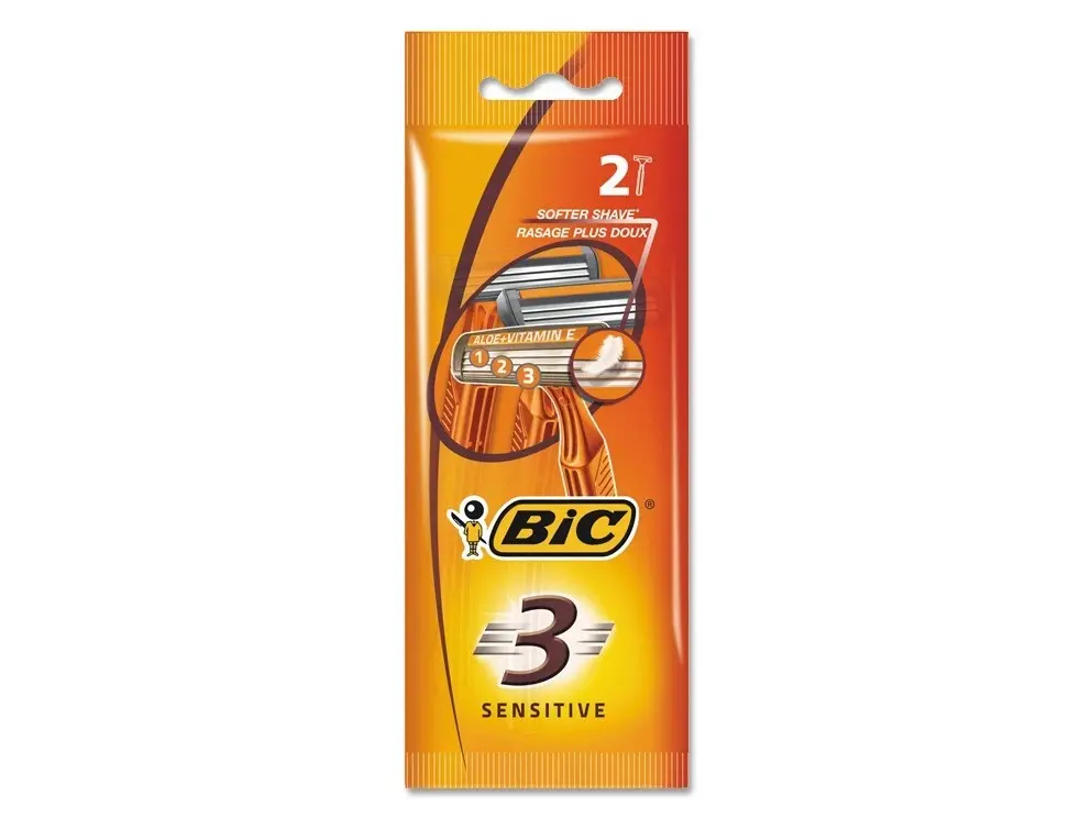 [321832]  MAQUINILLA AFEITAR BIC 3. 2UDs