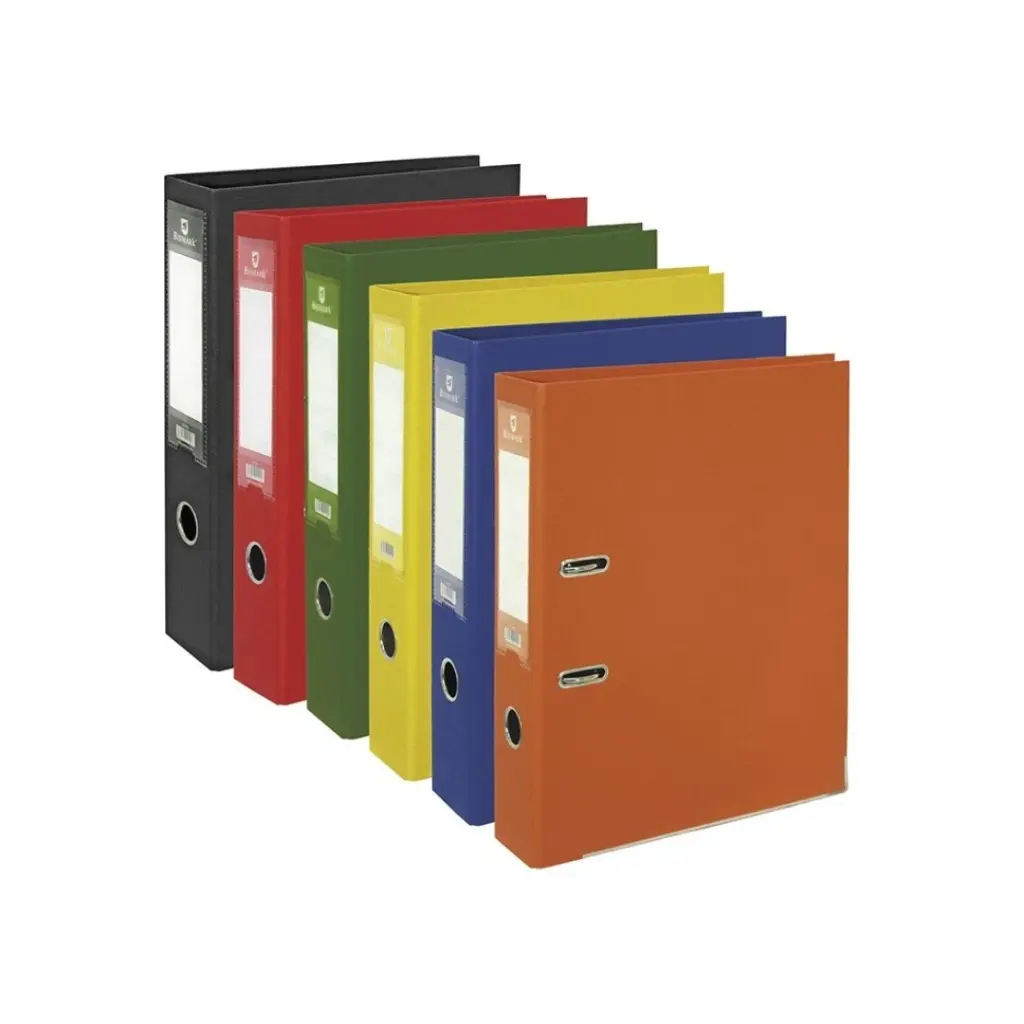 ARCHIVADOR A-Z polipropileno Fº LOMO 75  - BISMARK - colores surtidos pack 25 unidades