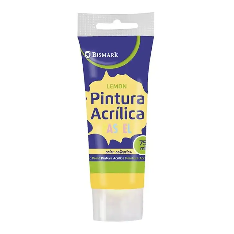 [330030] PINTURA ACRILICA PASTEL 75 ML - BISMARK - (AMARILLO)