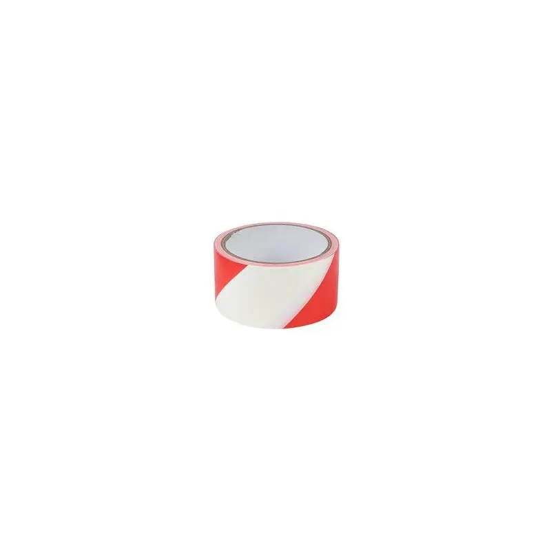 CINTA ADHESIVA SEÑALIZAR ROJA/BLANCO 25M x 48MM