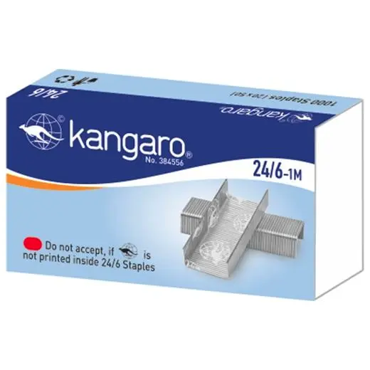 GRAPAS 24/6 CAJA 1000U - KANGARO -