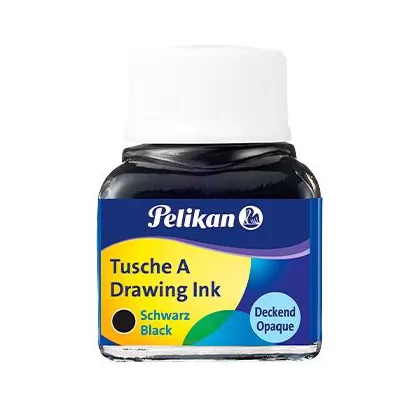 Tinta China Negra Bote  10ml -PELIKAN - 