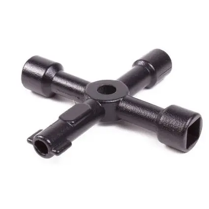 LLAVE CABINA ARMARIOS CONTADOR REGISTROS 4 VIAS 