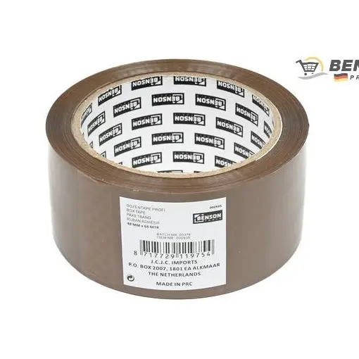 ROLLO CINTA ADHESIVA POLIPROPILENO PRECINTO MARRON 66 M x 48 MM