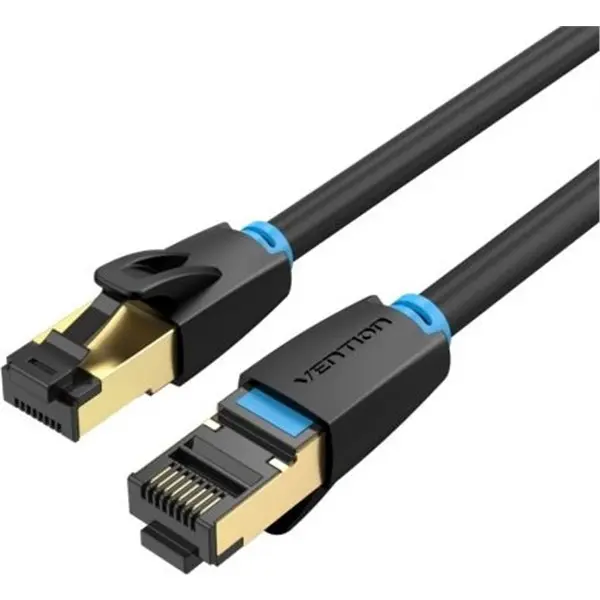 CABLE DE RED RJ45 SFTP VENTION IKABF CAT.8/ 1M/ NEGRO