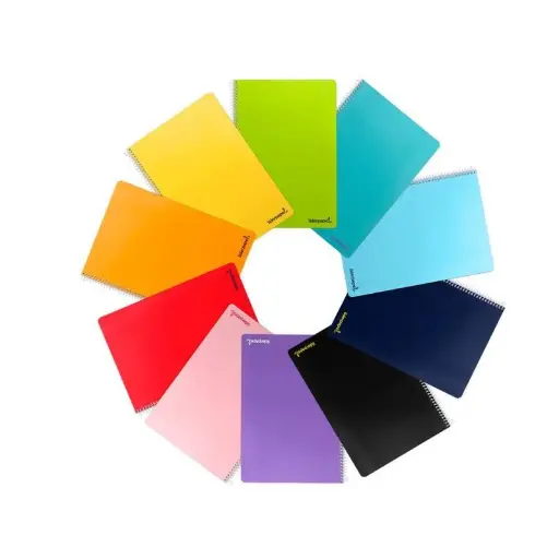 [08194] CUADERNO ESPIRAL LIDERPAPEL FOLIO SMART TAPA BLANDA 4X4