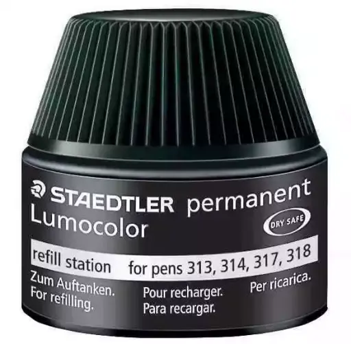 [487 17-9] REFILL PARA ROTULADORES 313, 317, 318 TINTA NEGRA PERMANENTE