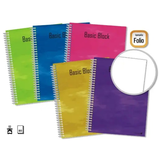 [319387] GOLDEN CUADERNO T.N. Fº 80 H. LISO