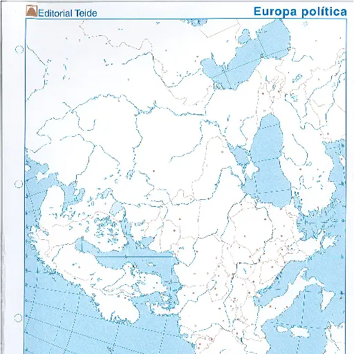 [771653] MAPA EUROPA POLÍTICO MUDO