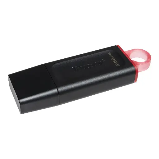 [DTX/256GB] PENDRIVE DATATRAVELER EXODIA USB 3.2 256GB CON TAPA PROTECTORA Y RANURA PARA COLGAR NEGRO/ROSA   - KINGSTON - 