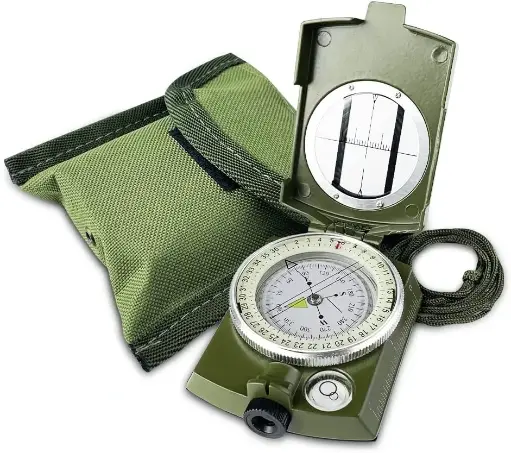 [709688598372] Brujula Impermeable Brújula Profesional para Orientación con Efecto Fluorescente - Gvolatee -