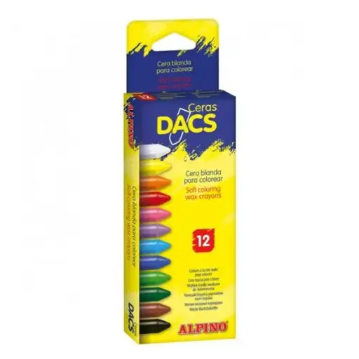 [DA050290] CERAS 55MM COLORES SURTIDOS ESTUCHE 12 UD - DACS -